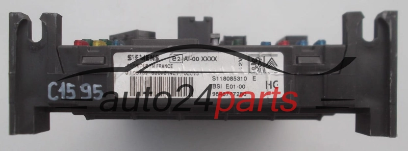 COMFORT CONTROL MODULE CITROEN PEUGEOT SIEMENS S118085310E, 9646777280