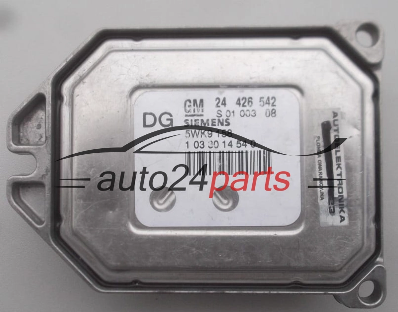 Μονάδα Ελέγχου Κινητήρα OPEL OMEGA 2.2 Z22XE SIEMENS 5WK9 158,  GM 24 426 542