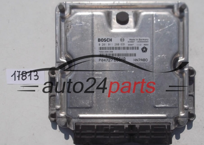 KOMPUTER STEROWNIK SILNIKA CHRYSLER VOYAGER 2.5 CRD BOSCH 0 281 011 280, 0281011280, P04727666AB