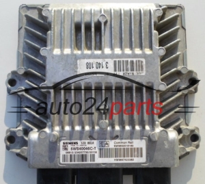 Μονάδα Ελέγχου Κινητήρα  CITROEN PEUGEOT 2.0 HDI SIEMENS 5WS40046C-T, 5WS40046CT, SW 9650518180, HW 9647423380, SID 801A 