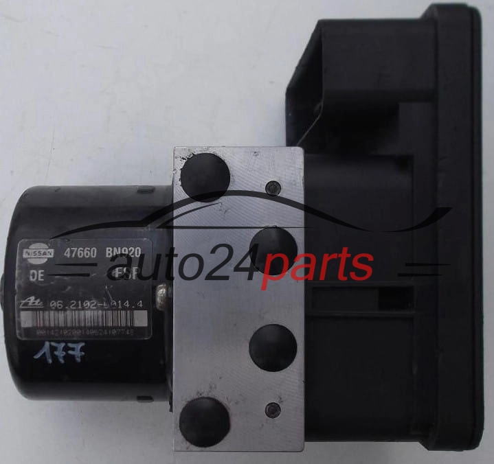 ABS PUMP NISSAN ALMERA ATE 06.2102-0014.4,  47660 BN920