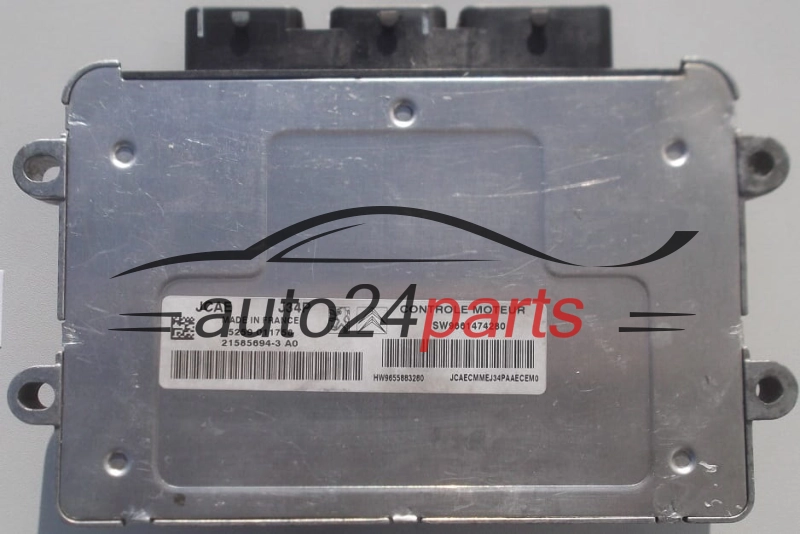 ECU ENGINE CONTROLLER PEUGEOT 206 VALEO 21585694-3 A0,  SW9661474280, HW9655883280 
