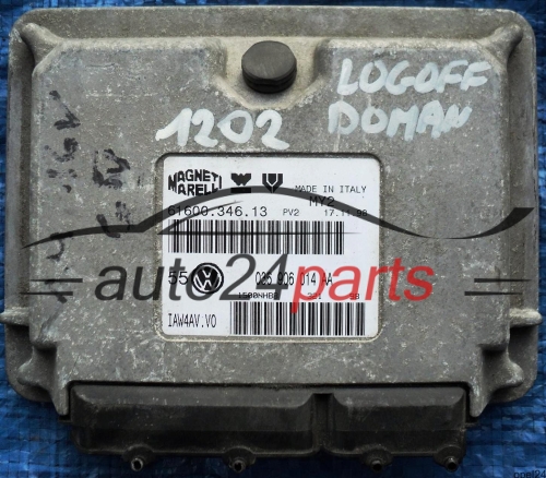 MOTORSTEUERGERÄT ECU STEUERGERÄT VW VOLKSWAGEN GOLF 1.4 036 906 014 AA, 036906014AA, 61.600.346.13, IAW4AVV0, IAW4AV.V0 