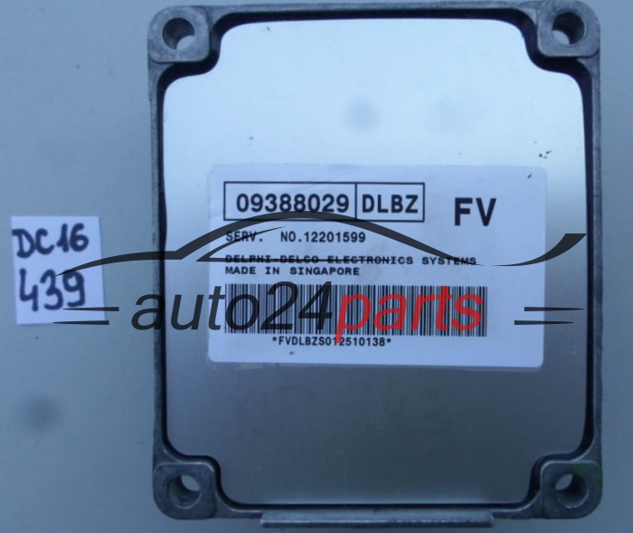 MOTORSTEUERGERÄT ECU STEUERGERAT DAEWOO LANOS 09388029 DCBZ
