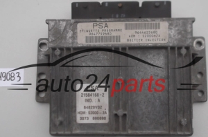 KOMPUTER STEROWNIK SILNIKA PEUGEOT 206 1.4 9647759680, SAGEM 21584168-2, 215841682 - 
