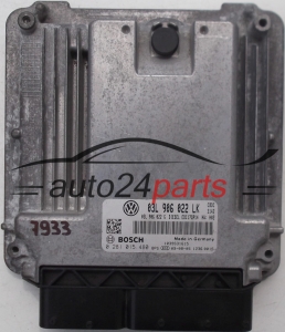 CENTRALINA MOTORE VW VOLKSWAGEN GOLF VI 2.0 TDI, BOSCH 0 281 015 480, BOSCH 0281015480, 03L 906 022 LK, 03L906022LK, 03L906022G