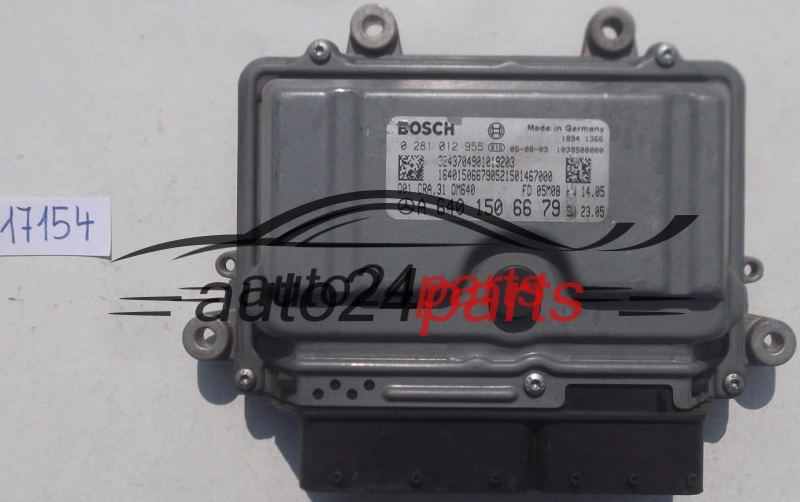 MOTORSTEUERGERÄT ECU STEUERGERAT MERCEDES W169 A200 2.0 CDI BOSCH 0 281 012 955, 0281012955, A 640 150 66 79, A6401506679, 6401506679
