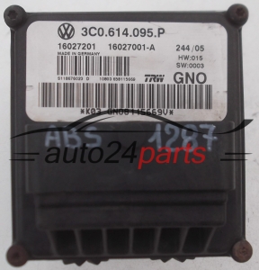 BOMBA DE ABS VOLKSWAGEN PASSAT 3C0.614.095.P, 3C0614095P, TRW 16027001-A, 16027001A, 16027201