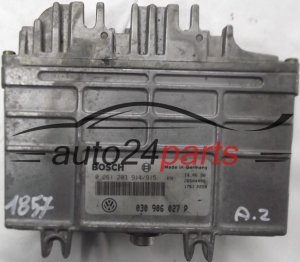CENTRALINA MOTORE VW VOLKSWAGEN POLO 1.4 BOSCH 0 261 203 914/915, 0261203914, 0261203915, 030 906 027 P, 030906027P