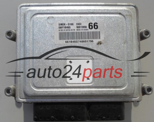 Μονάδα Ελέγχου Κινητήρα  CHEVROLET EPICA 2.0 SIEMENS 5WY1B46G, 96813956, SIM2K-D160