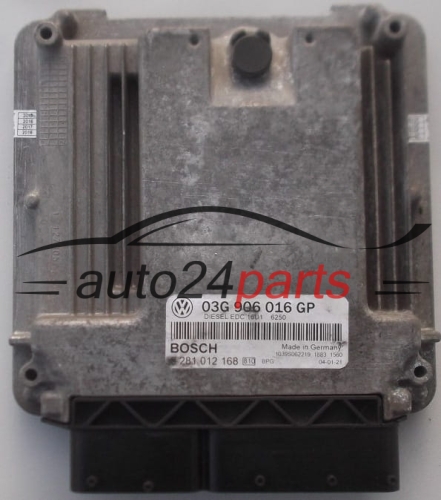 ECU ENGINE CONTROLLER VOLKSWAGEN CADDY 2.0 SDI BOSCH 0 281 012 168,  03G 906 016 GP