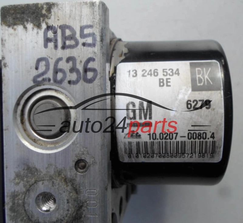 ABS PUMPE BLOCK HYDRAULIKPUMPE STEUERGERÄT OPEL ASTRA H 13246534 BE, 13246534BE, 10.0207-0080.4, 10020700804, 10.0970-0513.3, 10097005133 