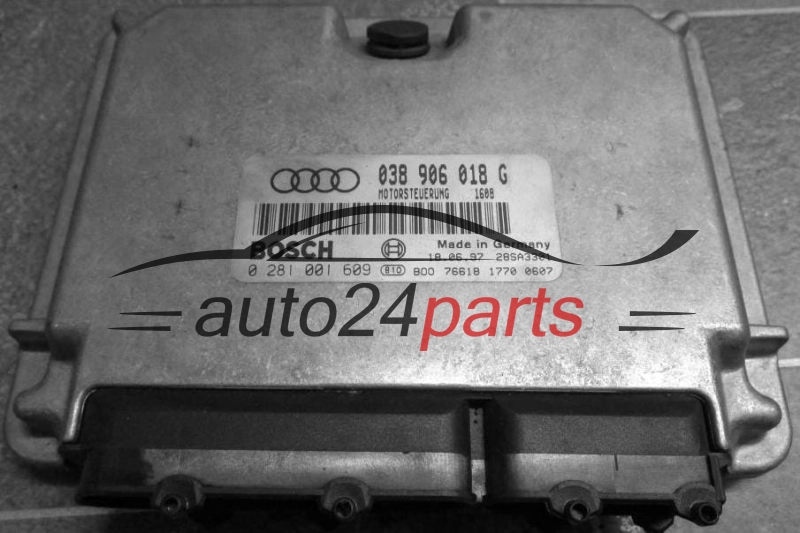 ECU CENTRALITA DE MOTOR AUDI A6 1.9 TDI AFN 038 906 018 G, 038906018G, BOSCH 0 281 001 609, 0281001609