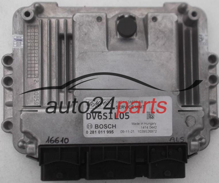 Μονάδα Ελέγχου Κινητήρα FORD FOCUS C MAX FIESTA FUSION 1.6 TDCI BOSCH 0 281 011 995