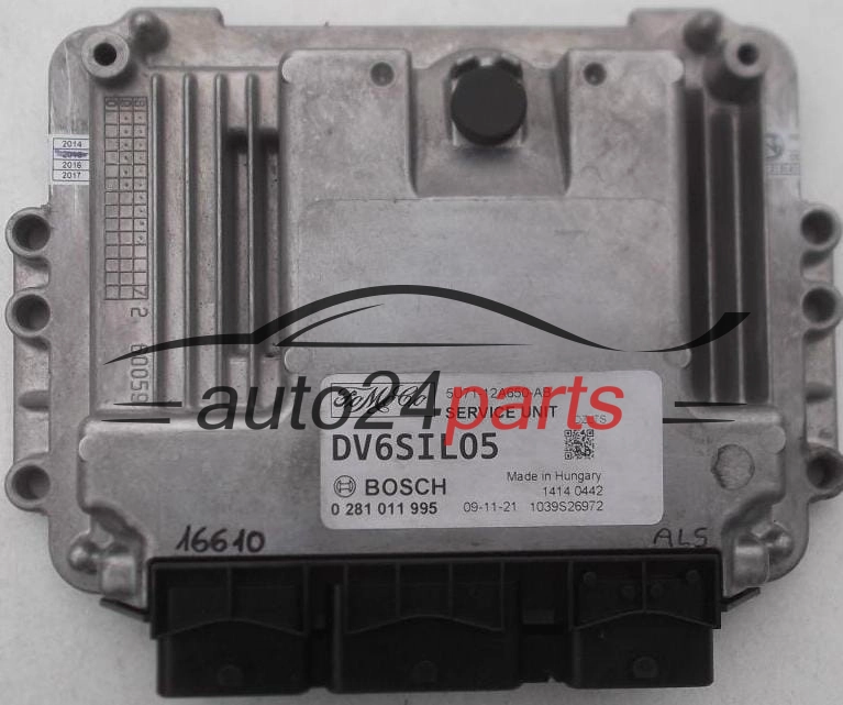 Μονάδα Ελέγχου Κινητήρα FORD FOCUS C MAX FIESTA FUSION 1.6 TDCI BOSCH 0 281 011 995