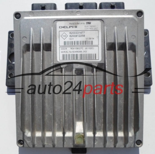 CENTRALINA DO MOTORE RENAULT CLIO 1.5 DCI Delphi R0410B027C, 8200331477, 8200412258
