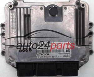 ECU ENGINE CONTROLLER FORD FOCUS 1.6 TDCI BOSCH 0 281 016 739, 0281016739, 9M51-12A650-LB, 9M5112A650LB
