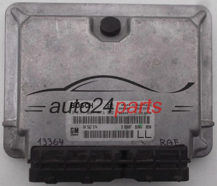 KOMPUTER STEROWNIK SILNIKA OPEL ASTRA VECTRA ZAFIRA 2.0 , GM 90 562 574 LL, 90562574LL, 90562574 