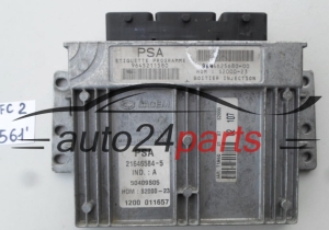 KOMPUTER STEROWNIK SILNIKA PEUGEOT 206 1.4 PSA SAGEM 9645211580, 9644625680-00 HOM S2000-23 21646584-5, 50409S05 -  