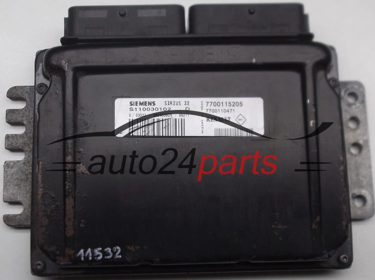 RENAULT TWINGO 1.2 S110030102 D, S110030102D, 7700115205 (