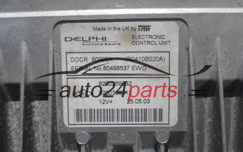 CALCULATEUR MOTEUR RENAULT MEGANE 1.5 DCI Delphi R0410B020A