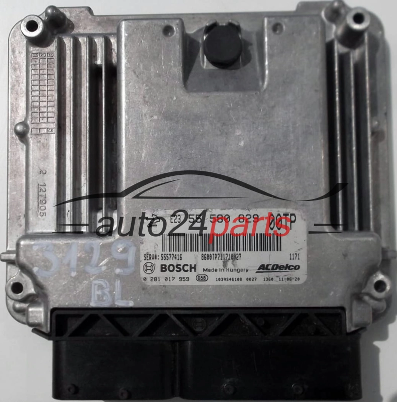 calculateur moteur pour opel chevrolet, holden, vauxhall corsa 1.3 cdti a13dte