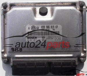 ECU ENGINE CONTROLLER VW VOLKSWAGEN GOLF IV 1.9 TDI, BOSCH 0 281 011 191, 0281011191, 038 906 019 KP, 038906019KP