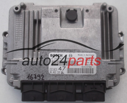 ECU Engine PEUGEOT 307 1.4 HDI 0281010390  9646313280  28SA5502 EDC16C3 47