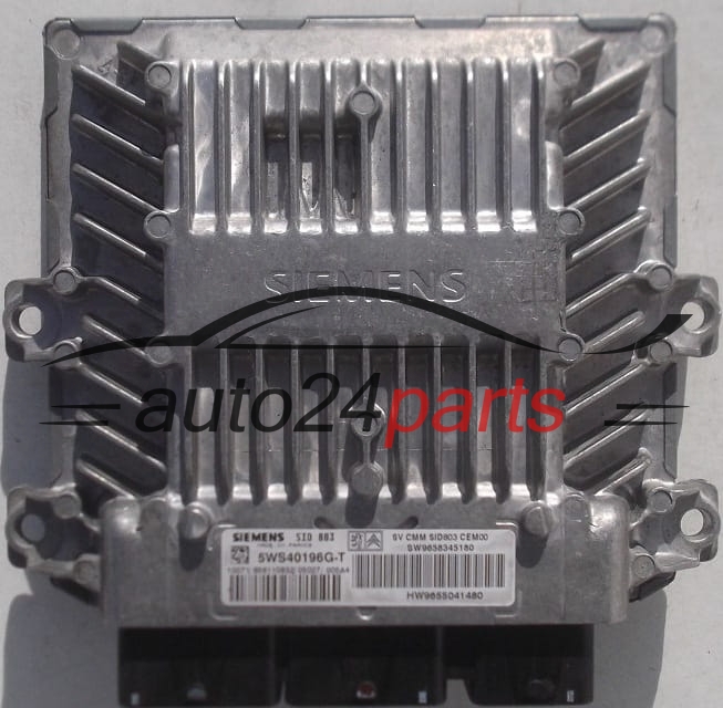Μονάδα Ελέγχου Κινητήρα CITROEN PEUGEOT 2.0 HDI SIEMENS 5WS40196G-T, 5WS40196GT, SW9658345180, HW9655041480, SID803