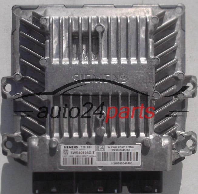 Μονάδα Ελέγχου Κινητήρα CITROEN PEUGEOT 2.0 HDI SIEMENS 5WS40196G-T, 5WS40196GT, SW9658345180, HW9655041480, SID803