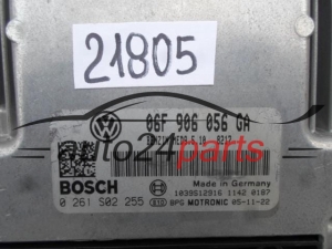 Μονάδα Ελέγχου Κινητήρα VW VOLKSWAGEN EOS 2.0 FSI BOSCH 0 261 S02 255, 0261S02255, 06F 906 056 GA, 06F906056GA, MED9.5.10