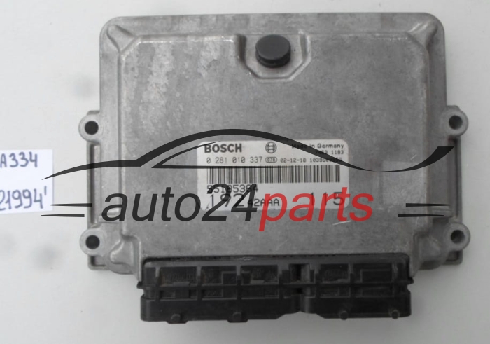 FIAT STILO 1.9 JTD BOSCH 0281010337, 0 281 010 337, 55185364, 19242AAA 115