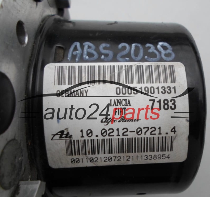 Αντλία αβς  FIAT LANCIA ALFA ROMEO GULIETTA 00051901331, ATE 10.0212-0721.4