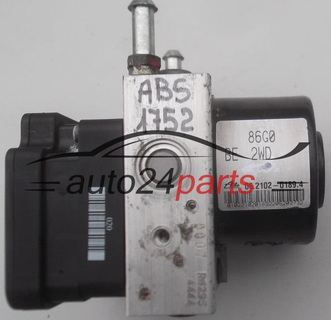 Aντλία ABS SUZUKI IGNIS 86G0 BE 2WD,  ATE 06.2102-0189.4, 06.2109-0201.3