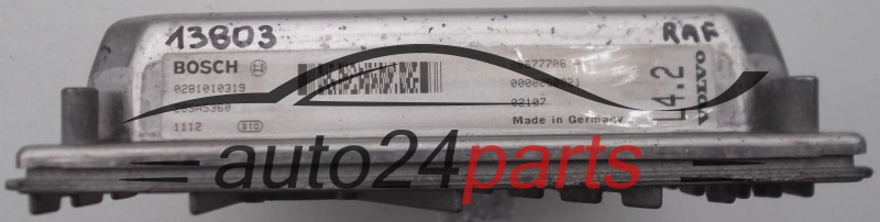 CENTRALINA DO MOTORE VOLVO S60 S80 V70 2.4 TD BOSCH 0281010319