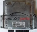MOTORSTEUERGERÄT ECU STEUERGERÄT PEUGEOT 406 2.0 HDI BOSCH 0281010593, 0 281 010 593, 9643527380, 96 435 273 80, 9640938680, EDC15C2 67 