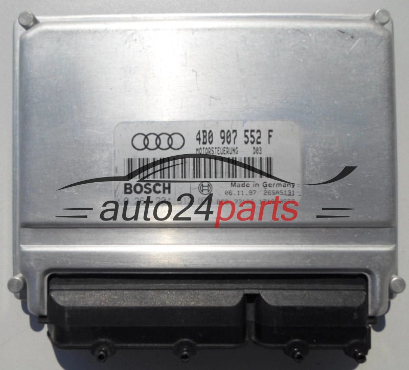 Μονάδα Ελέγχου Κινητήρα AUDI A4 2.4 BOSCH 0 261 204 812, 4B0 907 552 F