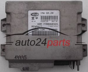 Μονάδα Ελέγχου Κινητήρα RENAULT TWINGO 1.2, MAGNETI MARELLI IAW 6R.20, IAW6R20, 7700860324, 7700874630, 16085.134, 16085134