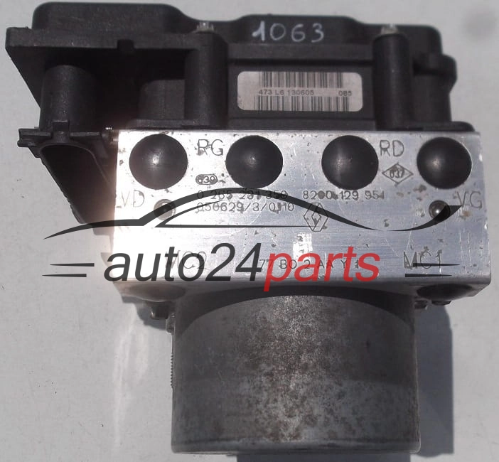 ABS POMPA I STEROWNIK RENAULT CLIO MODUS BOSCH 0 265 231 359, 0265231359, 8200129951, 0 265 800 329, 0265800329
