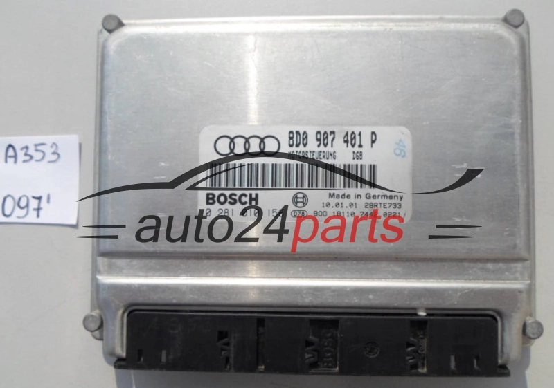 KOMPUTER STEROWNIK SILNIKA AUDI A4 B5 2.5 TDI BOSCH 0 281 010 158, 8D0 907 401 P