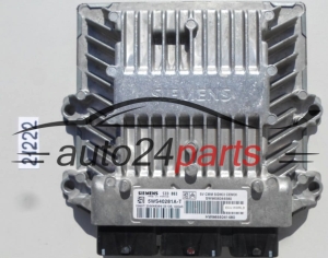 KOMPUTER STEROWNIK SILNIKA CITROEN PEUGEOT 2.0 HDI SIEMENS 5WS40281A-T, 5WS40281AT, SW 9658344580, HW 9655041480, SID803 - 21222