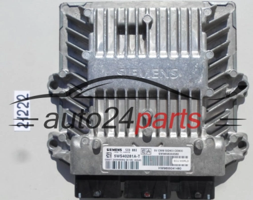  CITROEN PEUGEOT 2.0 HDI SIEMENS 5WS40281A-T, 5WS40281AT, SW 9658344580, HW 9655041480, SID803