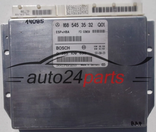 A1685453532, 1685453532, A 168 545 35 32 BOSCH 0265109630, 0 265 109 63
