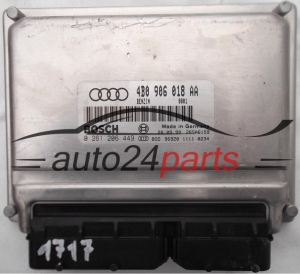 MOTORSTEUERGERÄT ECU STEUERGERÄT AUDI A4 A6 1.8T 1.8 TURBO QUATTRO 4B0906018AA, 4B0 906 018 AA, BOSCH 0261206449, 0 261 206 449 