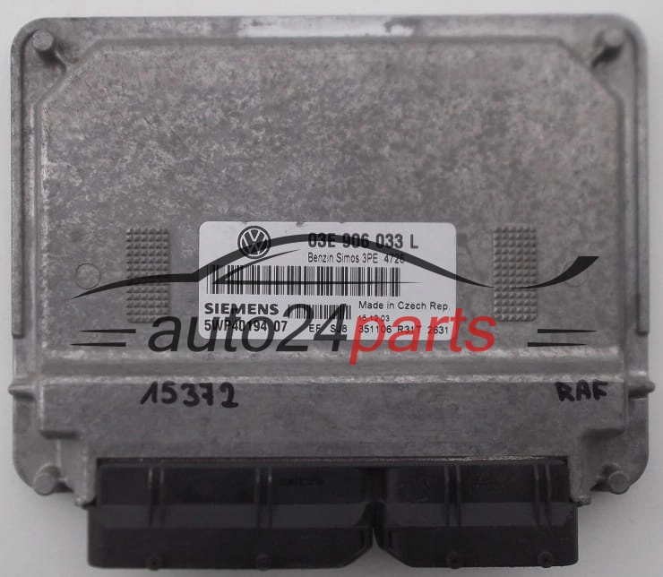 CALCULATEUR MOTEUR VOLKSWAGEN POLO 1.2 AZQ SIEMENS 5WP40194 07, 03E 906 033 L