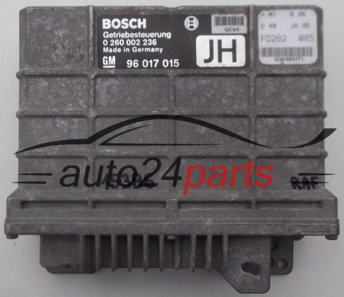 STEROWNIK SKRZYNI AUTOMATYCZNEJ OPEL OMEGA A BOSCH 0 260 002 236, 0260002236, GM 96 017 015 JH, 96017015JH