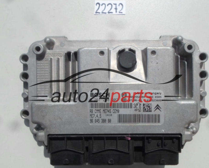 KOMPUTER STEROWNIK SILNIKA CITROEN PEUGEOT BOSCH 0 261 208 902, 0261208902, 96 645 380 80, 9664538080