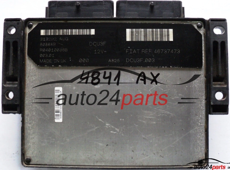 ECU CENTRALITA DE MOTOR FIAT DOBLO 1.9 D LUCAS R04010036B, 46737473, DCU3F.003