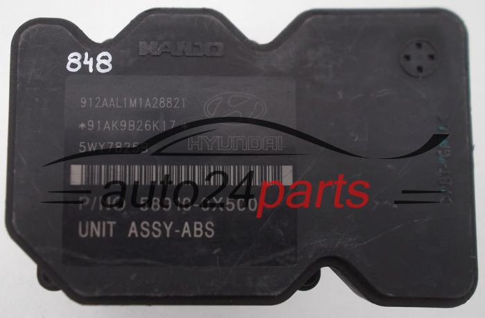 POMPE HYDRAULIQUE ET CALCULATEUR dABS HYUNDAI KIA 58910-0X500, 589100X500, MANDO BH60109100, 5WY7825A