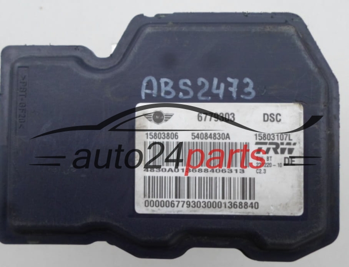 ABS PUMPE BLOCK HYDRAULIKPUMPE STEUERGERÄT MINI COOPER 66301030, 6779303, 15803107L, 15803806 